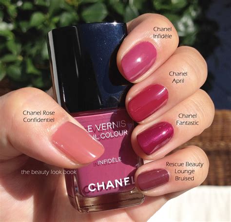 chanel rose confidentiel nail polish dupe|chanel dupe leather.